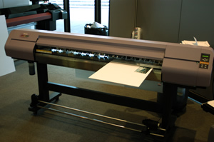 Mimaki JV-4 Printing in thick materials